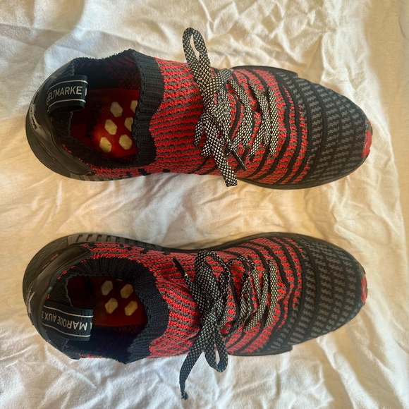 .Adidas NMD R1 Primeknit "Collegiate Red" Mens size 13. - Picture 2 of 7